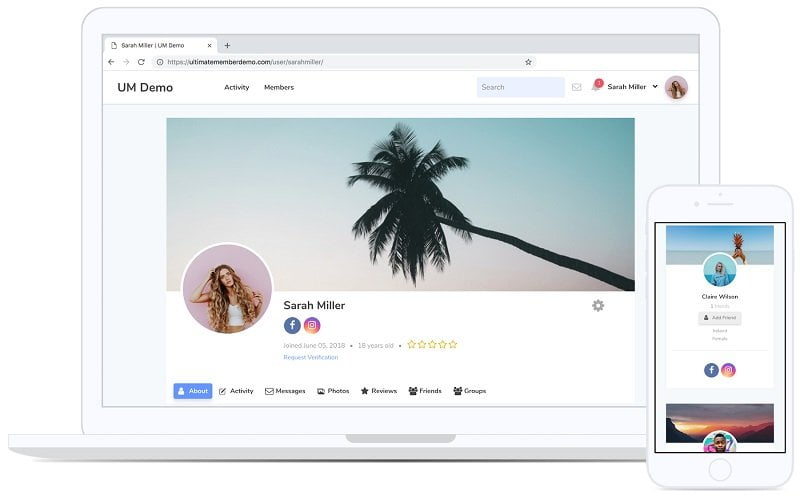 Ultimate-WordPress-Theme.jpg Ultimate Member WordPress Theme v1.31 - Image 1