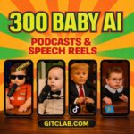 300 AI Baby Podcast Reels